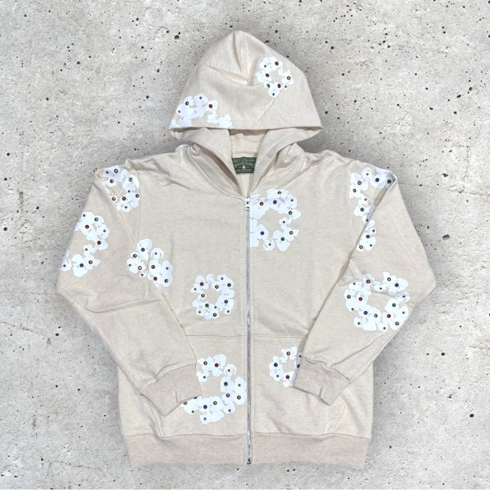 Denim Tears Rhinestone Zip Up Medium Brand New - Free Shipping